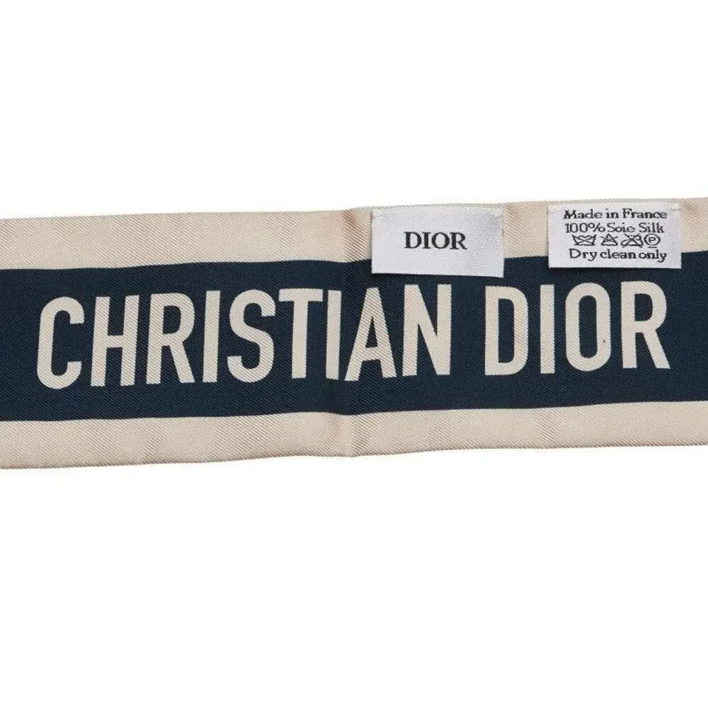 Dior Mitzah Floral Flora Silk Scarf Multicolor